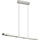 TRIO LED-Hängelampe Graham, nickel, Metall, up/down, CCT, Dimmer