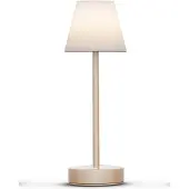Newgarden Lola Slim LED-Tischlampe Akku, messing