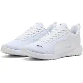 Puma 1100000002199 "ANZARUN 2 LITE SLIPTECH", Mädchen, Gr. 44,5, weiß (weiß, weiß, schwarz), unifarben, Schuhe 1100000002199, Slip-on-Sneaker