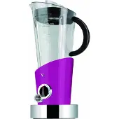 Bugatti Italy Vela, Tischplatten-Mixer, Eis-Crusher, 400 W, Lila, Edelstahl, Transparent