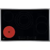 AEG OHI84A07XB, Schwarz, Edelstahl, Integriert, 80 cm, Keramik, Glaskeramik, 4 Zone(n)