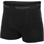 Woolpower Funktionsunterwäsche Boxer Briefs Lite Schwarz Herren-XXL