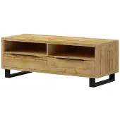 IMS Helvetia Lowboard Halle TV-Unterschrank 124x50x50cm Eiche Wotan mit Schubladen