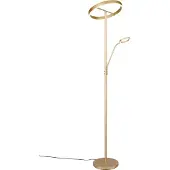 TRIO LED-Stehlampe Willis, gold, Höhe 180 cm, Metall, CCT, Dimmer