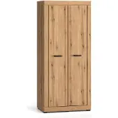 Feldmann-Wohnen Kleiderschrank Dora Garderobenschrank 87x53x195cm Evoke Eiche 2-türig