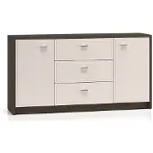 Feldmann-Wohnen Kommode Avante Sideboard Windmill Eiche dunkel Cashmere Hochglanz Breite wählbar,160cm