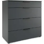Wimex Schubladenkommode Level Kommode 81x41x84cm Farbe wählbar,graphit