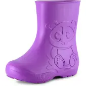 Ladeheid Eva Kinder Jungen Mädchen Gummistiefel Regenschuhe LA-CA-10 (Lilla, 22/23 EU)