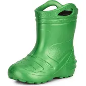 Ladeheid Kinder Mädchen Jungen federleichte Eva Thermo Gummistiefel gefüttert KL051 (Smaragdgrün, 34)