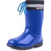 Ladeheid Kinder Mädchen Jungen Gummistiefel mit Stulpe LA-972 (Blau/Schwarz, 26 EU)