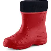 Ladeheid Kinder Mädchen Jungen Federleichte Eva Thermo Gummistiefel Gefüttert KL058 (Rot, 27)