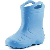 Ladeheid Kinder Mädchen Jungen federleichte Eva Thermo Gummistiefel gefüttert KL051 (Hellblau, 27)