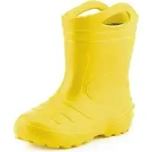 Ladeheid Kinder Mädchen Jungen federleichte Eva Thermo Gummistiefel gefüttert KL051 (Sonnig, 22)