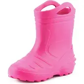 Ladeheid Kinder Mädchen Jungen federleichte Eva Thermo Gummistiefel gefüttert KL051 (Rosa, 33)