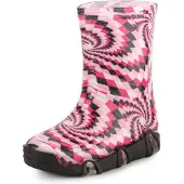 Ladeheid Kinder Mädchen Jungen Gummistiefel Gefüttert Swk2021BW (Muster-54, 31/32)