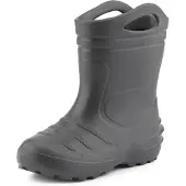 Ladeheid Kinder Mädchen Jungen federleichte Eva Thermo Gummistiefel gefüttert KL051 (Graphite, 31)