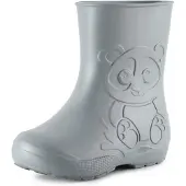 Ladeheid Eva Kinder Jungen Mädchen Gummistiefel Regenschuhe LA-CA-10 (Grau, 30/31 EU)