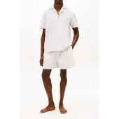 Tommy Hilfiger Ss Woven Short Set Caramel Oxford Größe: S | Kurze Sporthosen Outlet | Herren | Braun