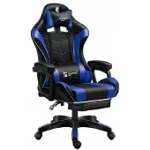 Ekspand | Gamingstuhl - Blau - Höhenverstellbar - Drehbar - Inklusive Gratiszubehör