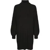 Noisy May Strickkleid Timmy 27017055 Schwarz Relaxed Fit