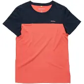 Devold of Norway Classic Linear Tee WMN ink/coral (284H-clothing) L