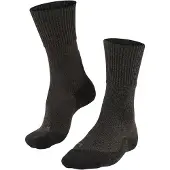 Falke Socken "TK1 Adventure Wool", Damen, Gr. 41-42, grau (smog (3150)), Obermaterial: 70% Schurwolle WV. 30% Polyamid PA., Socken Socken