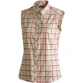Maier Sports Sana Sleeveless brown check (M20413) 44
