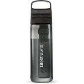 LifeStraw LGV422GYWW, Wasserfiltration Flasche, 0,65 l, Schwarz, Durchscheinend
