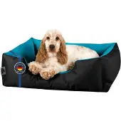 BedDog Hundebett LUPI Hundekissen Hundekorb mit Waschbarem Bezug