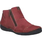 Josef seibel Stiefelette "Fergey 46, rot-kombi", Damen, Gr. 41, rot (rot, kombi), Obermaterial: 100% Rindsleder Leather cow., Schuhe Stiefelette