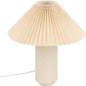Atmosphera Tischlampe talya porzellan beige h38cm - créateur d'intérieur
