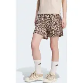 Adidas Sportswear Shorts "W AOP SHO" für Erwachsene, mit Gummizug, aus Baumwolle, eng geschnitten