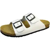 Plakton Damen Sandalen Nappa Rust 180010 Weiß