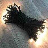 Mojawo 100'er LED Solar Lichterkette warmweiß