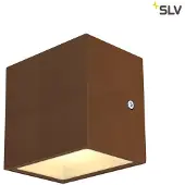 SLV 1002034 SITRA CUBE WL LED Outdoor Wand- und Deckenaufbauleuchte rost farbend IP65 3000K 10W
