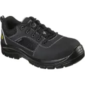 SKECHERS Work sportlicher Schnürer Schwarz