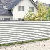 Syfax Balkon Sichtschutz 200 x 1000 cm Stoff mit PolyurethanBeschichtung