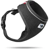 Curli Basic Geschirr Air-Mesh schwarz, Größe: S / Gewicht: 3-5 kg