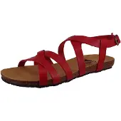Plakton Damen Komfort Sandalen MAM VALI Vaquetilla 575184 Rot
