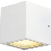SLV 232531 SITRA CUBE, Outdoor Wandleuchte, TCR-TSE, IP44, weiß, max. 18 W