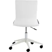 CLP Bürostuhl Apolda I Kunstleder I Stoff I Ergonomischer Schreibtischstuhl I Stuhl mit Kunststoffgestell, Farbe: schwarz, Material: Kunstleder