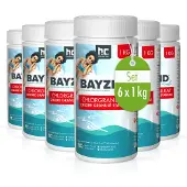 Höfer Chemie 6x1 kg BAYZID Pool Chlorgranulat für sauberes Wasser
