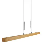 HerzBlut LED-Hängelampe Leonora, Holz, up/down, dimmbar