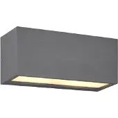 TRIO Außenwandleuchte Mayenne, anthrazit, Up- & Downlight, eckig