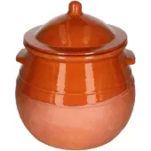 MamboCat Tontopf + Deckel 7 Liter Eintopf Universaltopf Mediterran Mittelalter