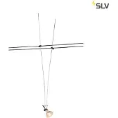 SLV 139070 ASMARA, für TENSEO Niedervolt-Seilsystem, QR-C51, schwarz, 1 Stück