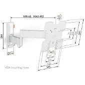 Vogel's TV-Wandhalterungen 3832431 Weiß