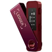 Ledger Nano S Plus – Hardware-Wallet für Kryptowährungen, Farbe: Karmesinrot