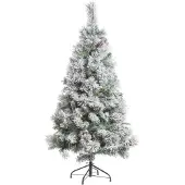 FÉÉRIC LIGHTS AND CHRISTMAS Künstlicher Weihnachtsbaum, schneebedeckt, 150 cm