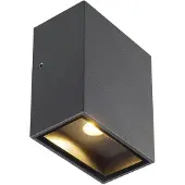 SLV 232435 BIG QUAD Wandleuchte LED 3000 K IP44 eckig anthrazit 32 W